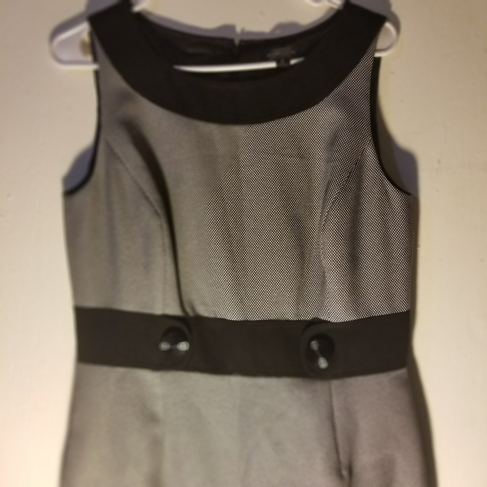 Tahari Arthur S Levine S 8 Black And White Dress